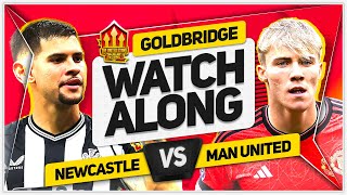 NEWCASTLE vs MANCHESTER UNITED LIVE with Mark GOLDBRIDGE [upl. by Veats]