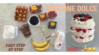 Simple amp EASY Boccone Dolce Cake Recipe  Papa Haydn Favorite Inspired Dessert [upl. by Leah814]