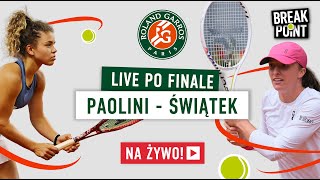 IGA SWIĄTEK ZNÓW WYGRAŁA ROLAND GARROS SPECJALNY LIVE PO FINALE [upl. by Darraj242]