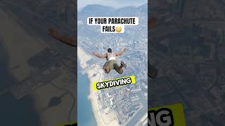 What To Do If Your Parachute Fails😰🪂shorts gta gtav gtaonline [upl. by Zoarah]