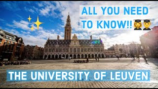 STUDYING ABROAD AT UNIVERSITY IN BELGIUM KU LEUVEN APPLICATION CLASSES COST OF LIFE amp MORE [upl. by Yalonda]