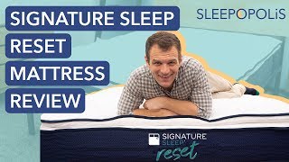 Signature Sleep Reset Mattress Review [upl. by Ramedlaw]