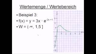 Wertemenge Wertebereich [upl. by Nywnorb128]