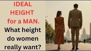 What HEIGHT do women want in a man How TALL should a man be to be attractive to women IDEAL HEIGHT [upl. by Haskel]