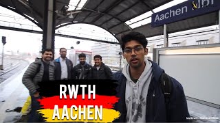 RWTH Aachen  Campus tour by Nikhilesh Dhure Meeting Indian students in Aachen [upl. by Henrieta492]