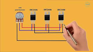 Voltage regulator circuit output 50A  Showrob Electronics Project  voltageregulator voltage [upl. by Eciruam573]