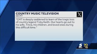 CMT reacts to Toby Keiths death [upl. by Trill]