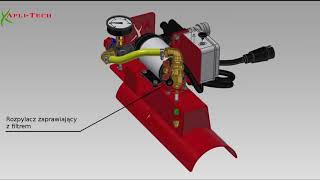 Zaprawiarka na przenośnik ślimakowy Apli Tech ZP1401 [upl. by Countess857]