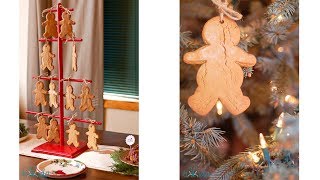 Real gingerbread Cookie Christmas Ornament Tutorial [upl. by Dunning]