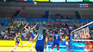 HOLANDA X BRASIL  Mundial de Vôlei Feminino 2014  2ª FASE [upl. by Nwotna]