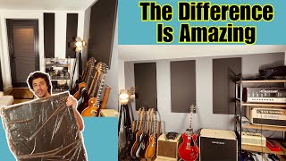 What A Difference Acoustic Panels Make  Before amp After Test [upl. by Ivie]