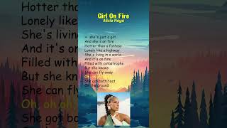 Alicia Keys  Girl on Fire Lyrics shorts [upl. by Cheri]