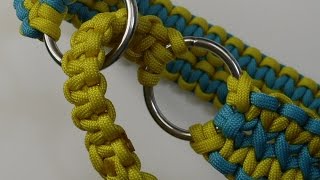 Zugstopp Halsband aus Paracord für Vierbeiner  Paracord Flechten Anleitung in Deutsch auch als Blog [upl. by Nyltac]