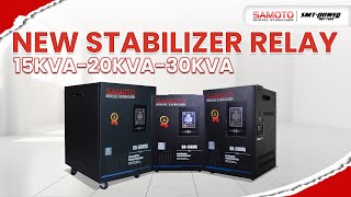 New Stabilizer Relay 15KVA20KVA30KVA  Kapasitas Lebih Besar untuk Kestabilan Listrik Optimal [upl. by Porcia]