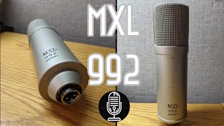 MXL 992  Condenser Microphone  Test  Review [upl. by Corvin]