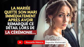 La mariée quitte son mari immédiatement après avoir remarqué ce détail lors de la cérémonie [upl. by Cock150]