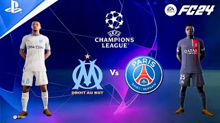 FC 24  Marseille Vs Paris Saint Germain  UEFA Champions League  PS4™ [upl. by Marius]