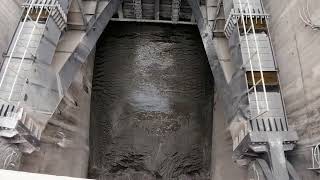 Opening A Dam Spillway Gate after Years [upl. by Oetam233]