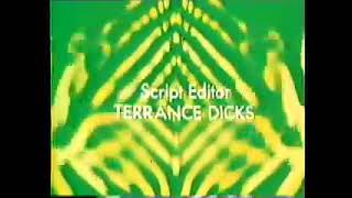 19841001 Doctor Who Spearhead from Space 1 green end credits ABC Australia [upl. by Carolyne45]