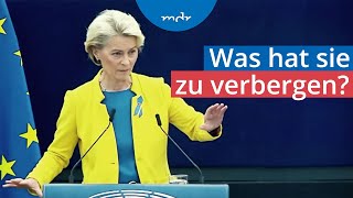 Strafverfahren gegen Ursula von der Leyen gestartet  Umschau  MDR [upl. by Clotilde424]