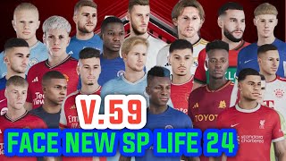 PES 2021 FACE NEW SPFL24 amp SPFL23 V59 Season 2024 [upl. by Anieral]