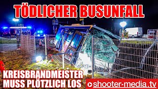 ⛔️ 🚒 TÖDLICHER BUSUNFALL  KBM MUSS PLÖTZLICH LOS 🚒 ⛔️  Kollision mit Transporter [upl. by Eirelav694]