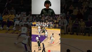 Antetokounmpo ankle break LeBron James NBA 2K21 [upl. by Osrock]