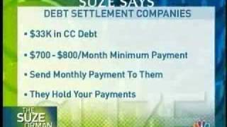 Suze Orman Debt Consolidation Tips [upl. by Yvehc]