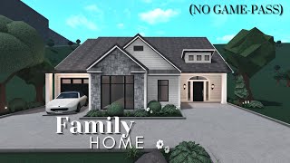 Bloxburg Easy Family Home  House Build Roblox [upl. by Attenal]