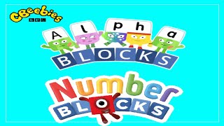 Alphablocks and Numberblocks intro Backwards  Theme SONGs [upl. by Isdnyl]