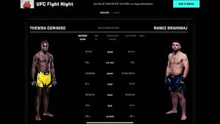 Themba Gorimbo vs Ramiz Brahimaj Prediction UFCVegas92 UFC UFCPredictions [upl. by Schechinger]