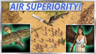 Age of Mythology RETOLD  Stymphalian birds are KEY to success as Gaia [upl. by Kirkpatrick527]