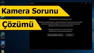 Bilgisayar Kamerasını Etkinleştirme  Kamera Bulunamadı Hatası Çözümü [upl. by Egor]