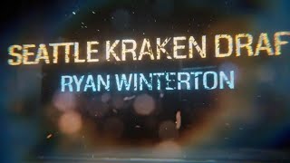 SEATTLE KRAKEN DRAFT RYAN WINTERTON ROUND 3 PICK 67 [upl. by Talanta392]