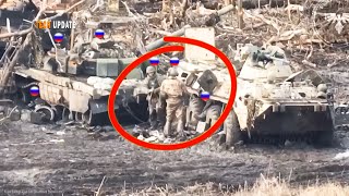 Ukrainian FPV Drone Action wipe out Russian Positions Hiding in Trench Columns [upl. by Leilani]