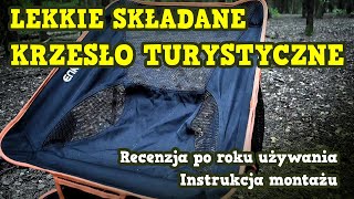 Krzesło turystyczne  recenzja outdoor turystyka sprzęt turystyczny [upl. by Lazaro]