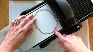 How to Emboss Using the Framelits and Big Shot Die Cutting Machine [upl. by Edlyn]