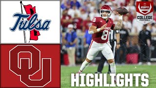 Oklahoma Sooners vs Tulsa Golden Hurricane  Full Game Highlights [upl. by Llenrahs]