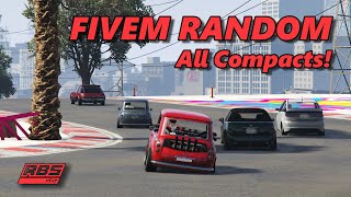 Racing All Compacts 001s Close Finish  GTA FiveM Random More 18 №128 [upl. by Norbert]