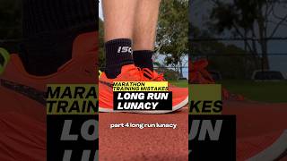 Marathon training mistakes for beginners long run lunacy runningtips marathontraining [upl. by Ynahpit691]