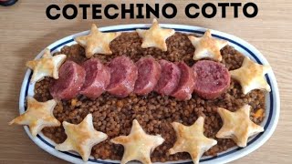 Italian Lentils recipecotechino cotto [upl. by Hareenum293]