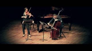 A Piazzolla  3 Tangos for Violin amp Bass [upl. by Aay]