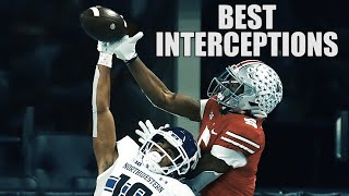 Best Interceptions Of The 202021 College Football Season [upl. by Hareehahs]