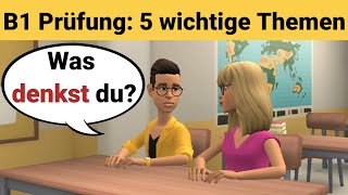 Mündliche Prüfung Deutsch B1  Gemeinsam etwas planenDialog  5 wichtige Themen  sprechen Teil 3 [upl. by Nilre428]