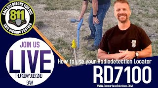 How to Locate Utilities using the RD7100 by Radiodetection [upl. by Delphinia987]