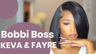 Bobbi Boss 13x7 quotKeva amp Fayrequot Wig Ft Elevatestyles [upl. by Lubow881]