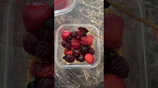 🍓🍒Morning Bowl🍒🍓recipe breakfast ideasshorts [upl. by Franciska]