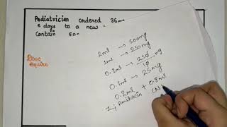 Drug Dose Calculation  Part 3  With Practical Aspect [upl. by Onfre]