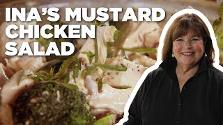 Ina Gartens Mustard Chicken Salad  Barefoot Contessa  Food Network [upl. by Boys]