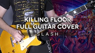 Slash ft Brian Johnson  Killing Floor Guitar Cover WITH SOLOS TABS IN DESCRIPTION [upl. by Ahsiemal]